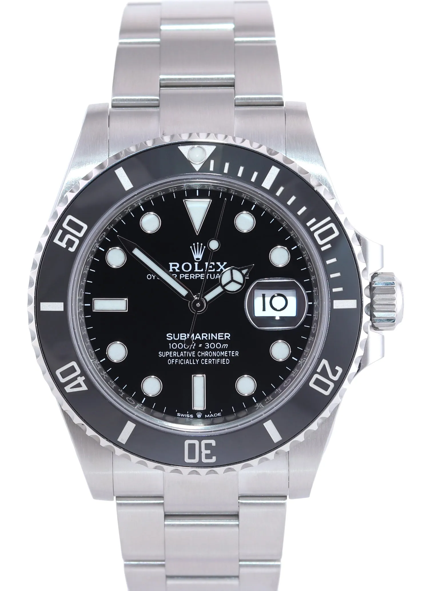 MINT 2022 Rolex Submariner 41mm Black Ceramic 126610LN Watch Box