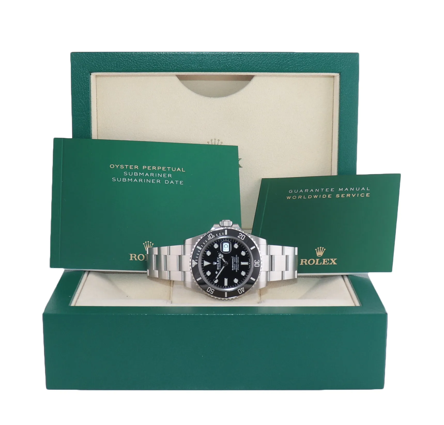 MINT 2022 Rolex Submariner 41mm Black Ceramic 126610LN Watch Box