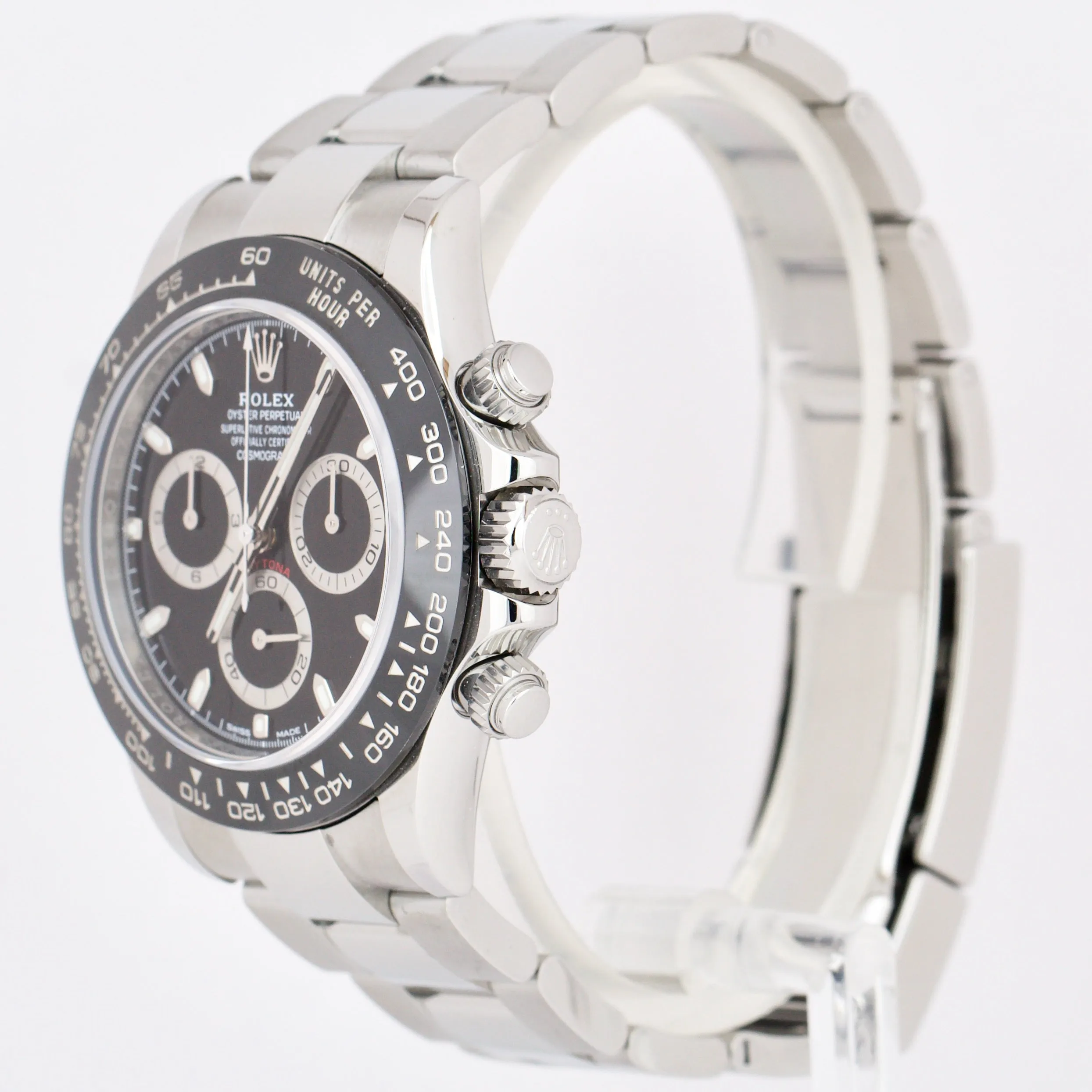 MINT 2023 PAPERS Rolex Daytona Cosmograph Black CERAMIC Steel 116500 LN B P