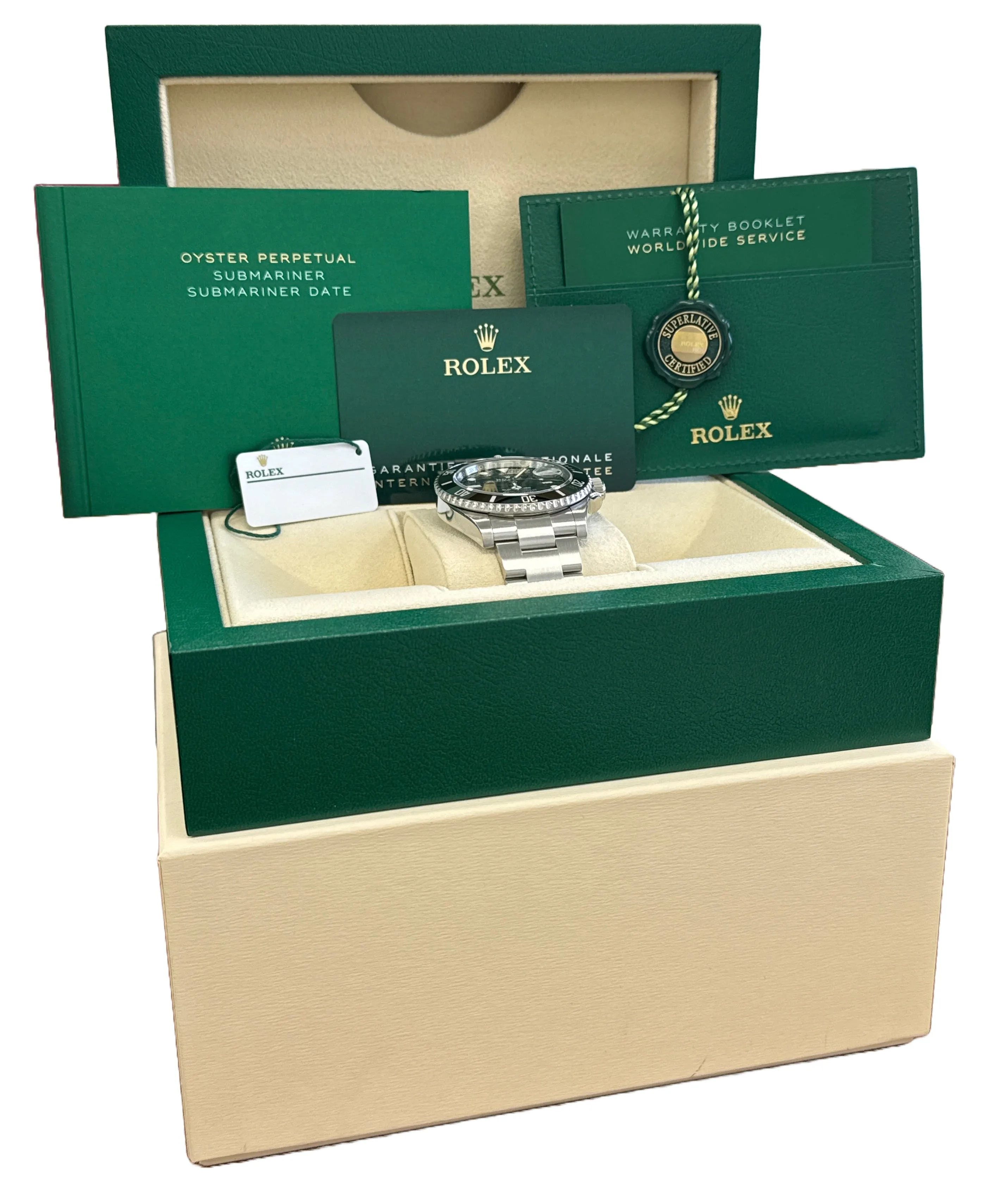MINT 2023 PAPERS Rolex Submariner Date 41 Black Ceramic 41mm 126610 LN Watch BOX