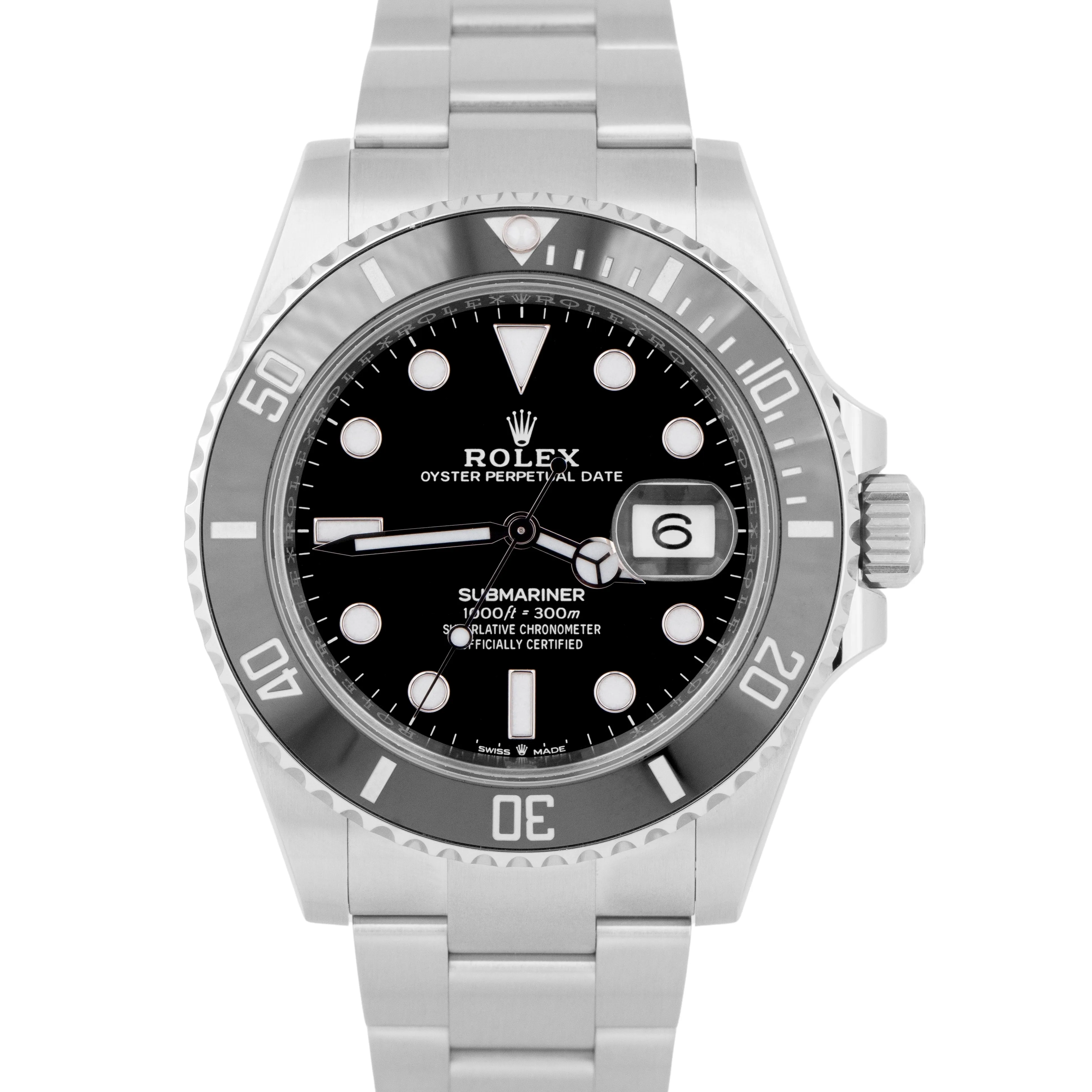 MINT 2023 PAPERS Rolex Submariner Date 41 Black Ceramic 41mm 126610 LN Watch BOX
