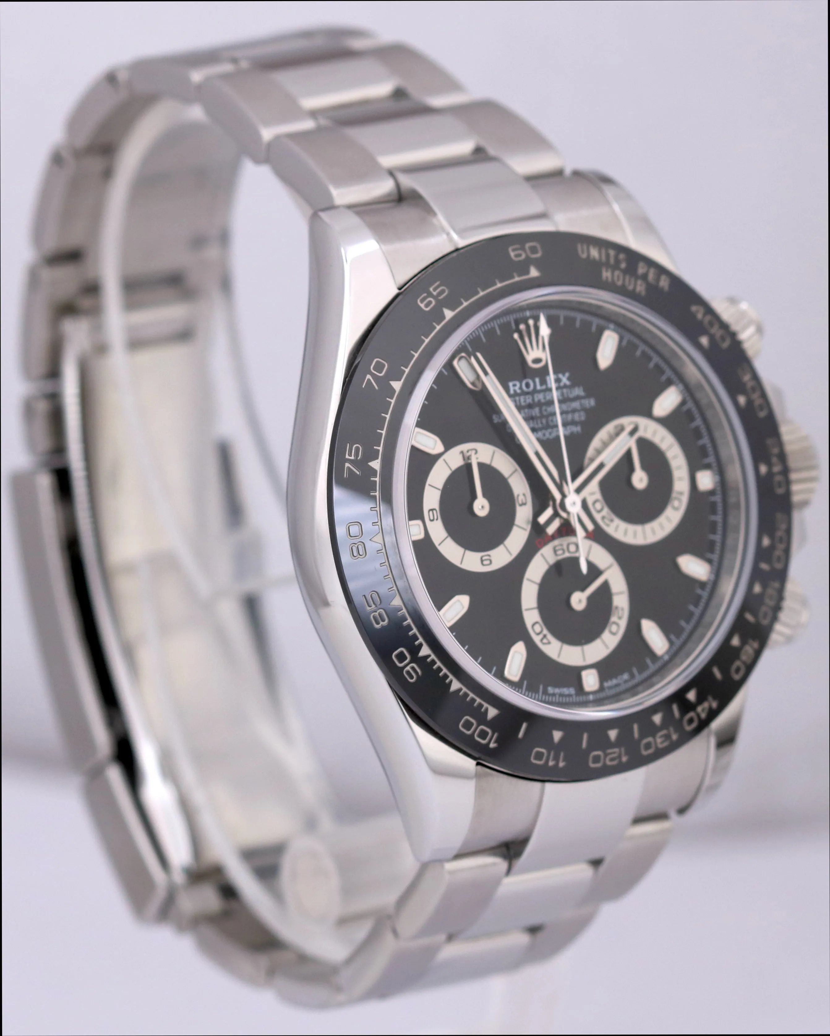 MINT PAPERS Rolex Daytona Cosmograph Black CERAMIC Stainless Steel 116500 LN B P