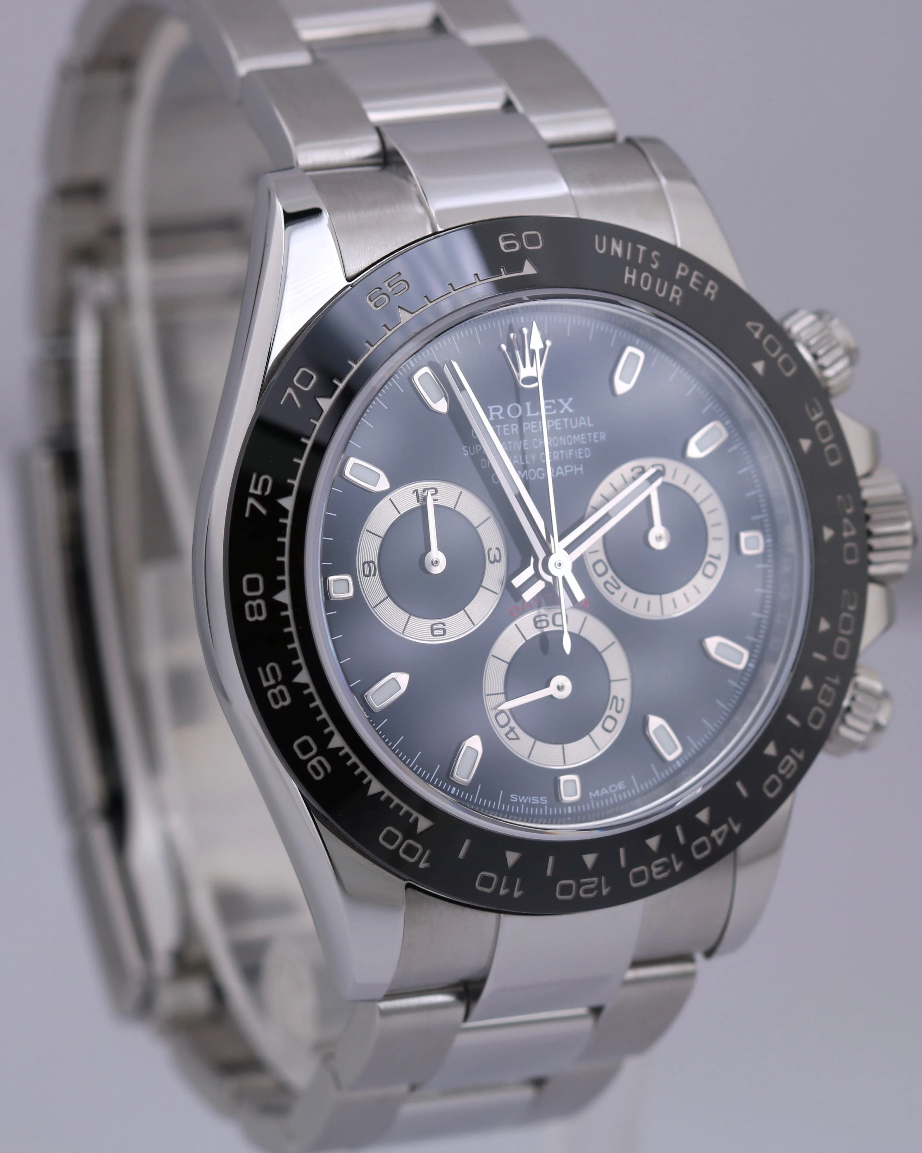 MINT PAPERS Rolex Daytona Cosmograph Black CERAMIC Stainless Steel 116500 LN B P