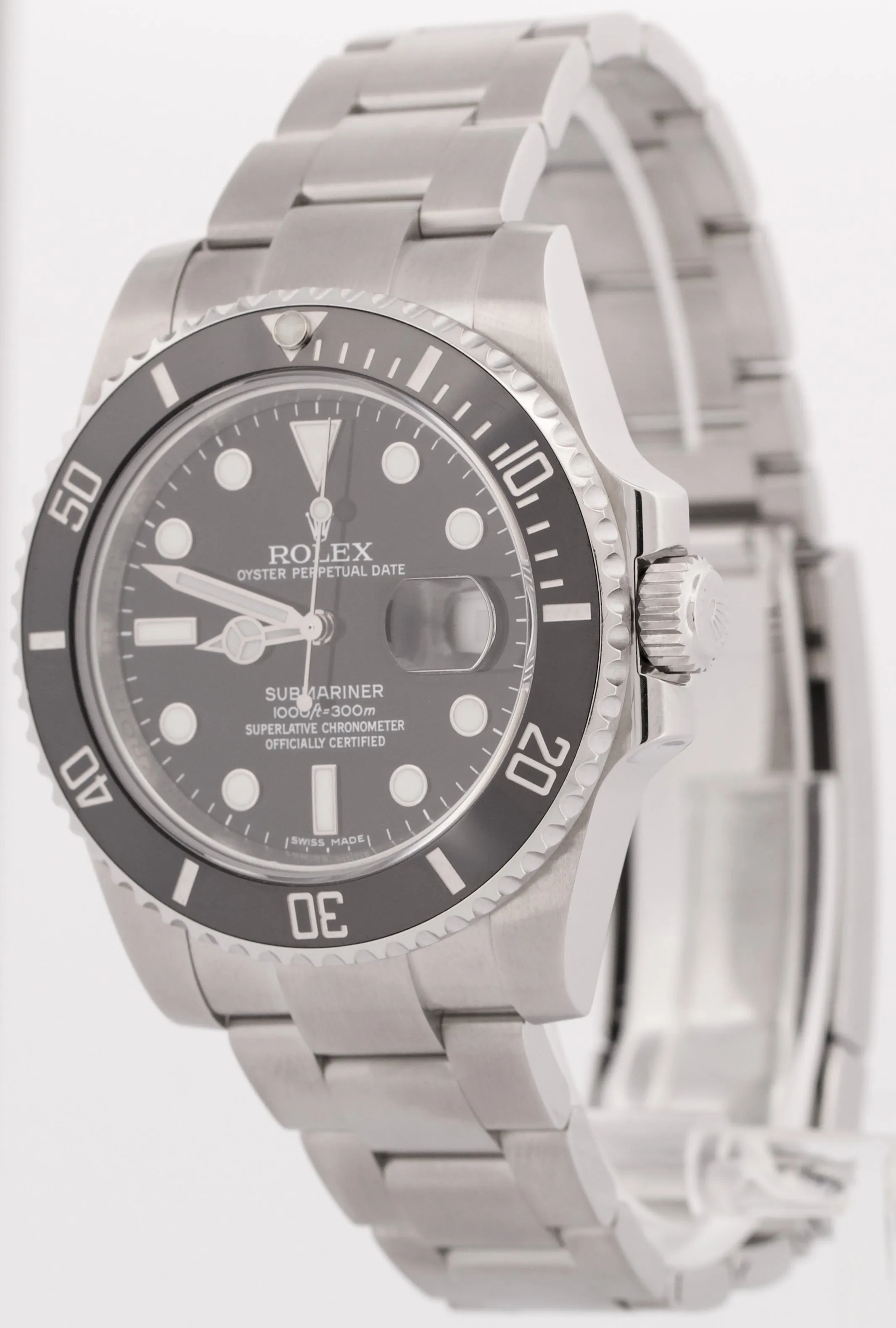 MINT Rolex Submariner Date BLACK Ceramic Stainless 40mm 116610 LN Watch BOX