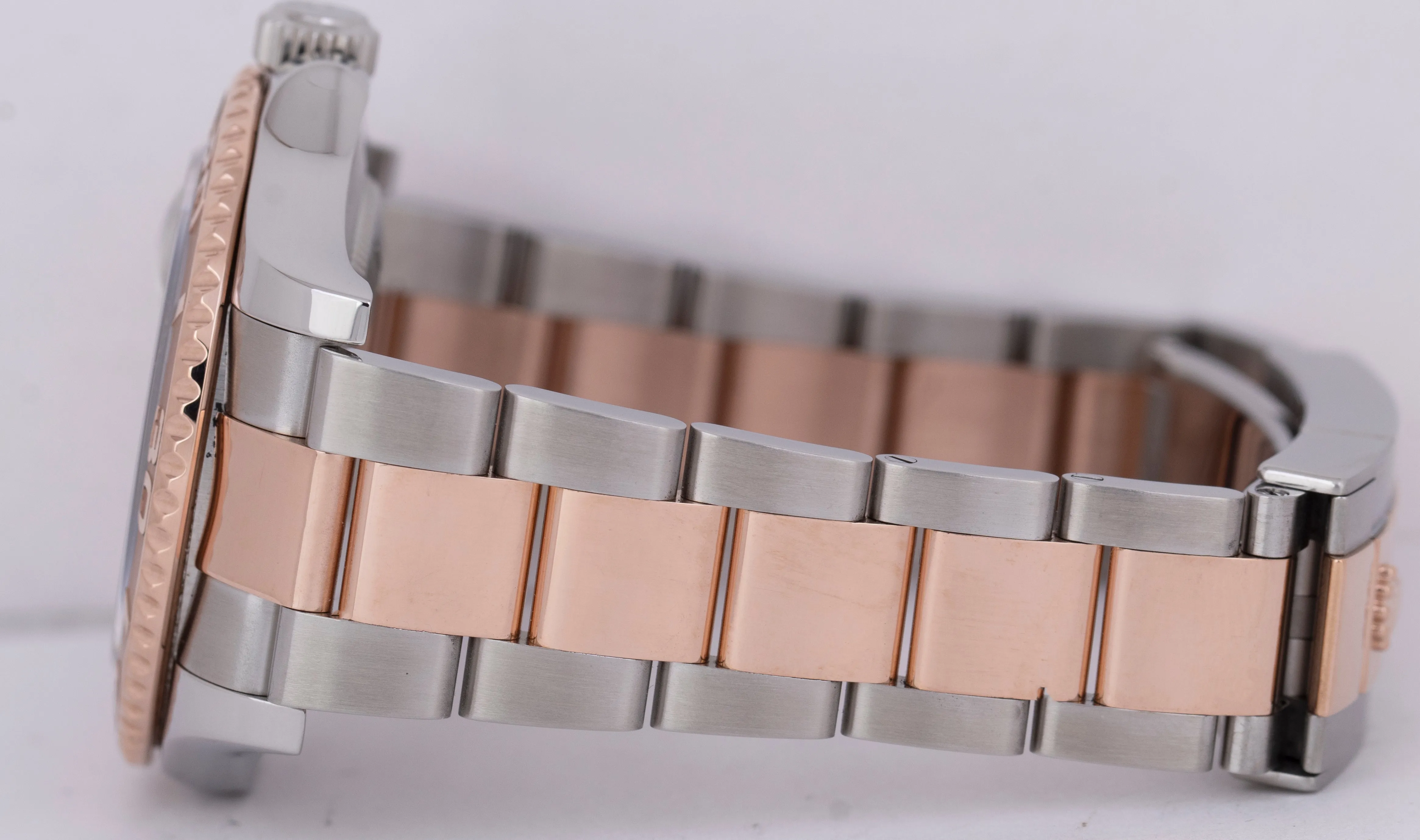 MINT Rolex Yacht-Master 40mm 18K Rose Gold Stainless Chocolate Date Watch 116621