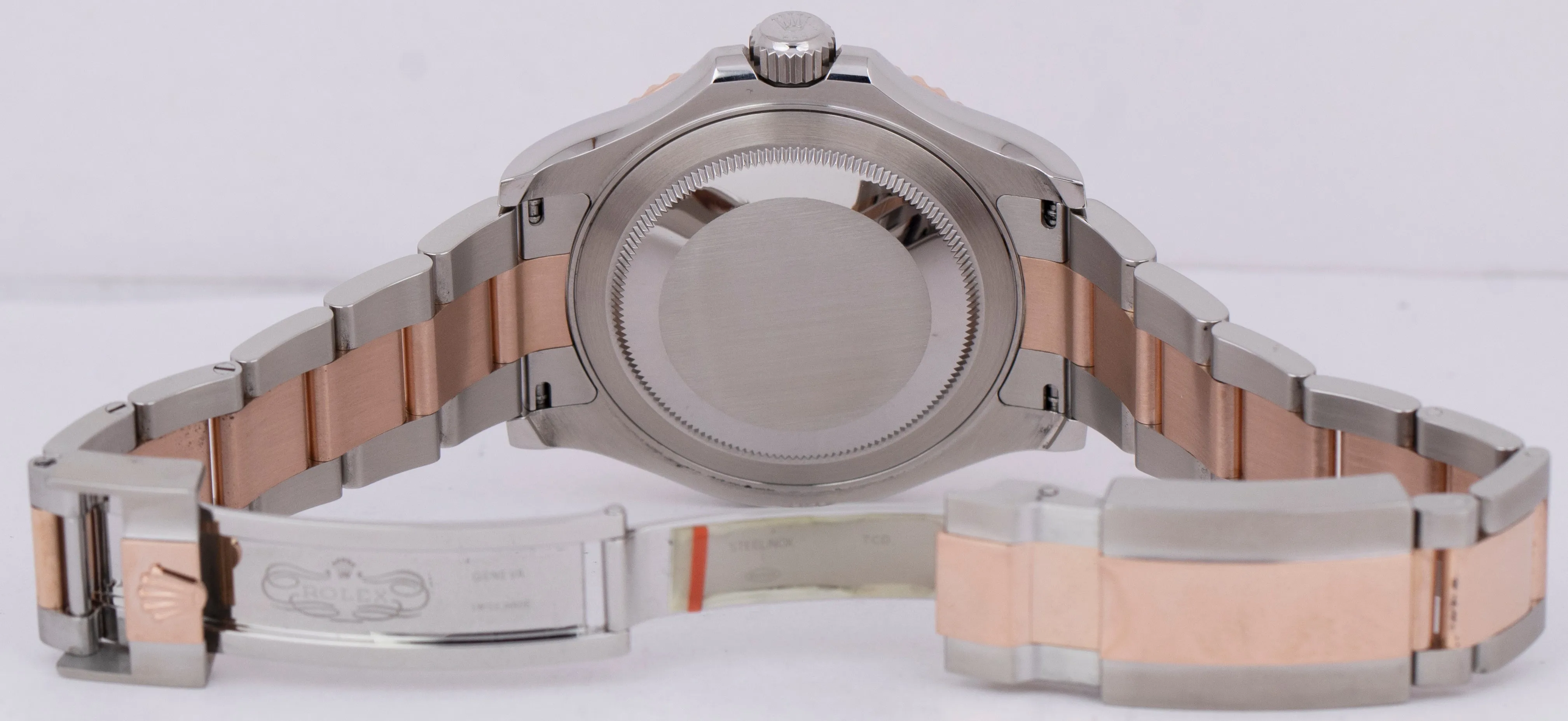 MINT Rolex Yacht-Master 40mm 18K Rose Gold Stainless Chocolate Date Watch 116621