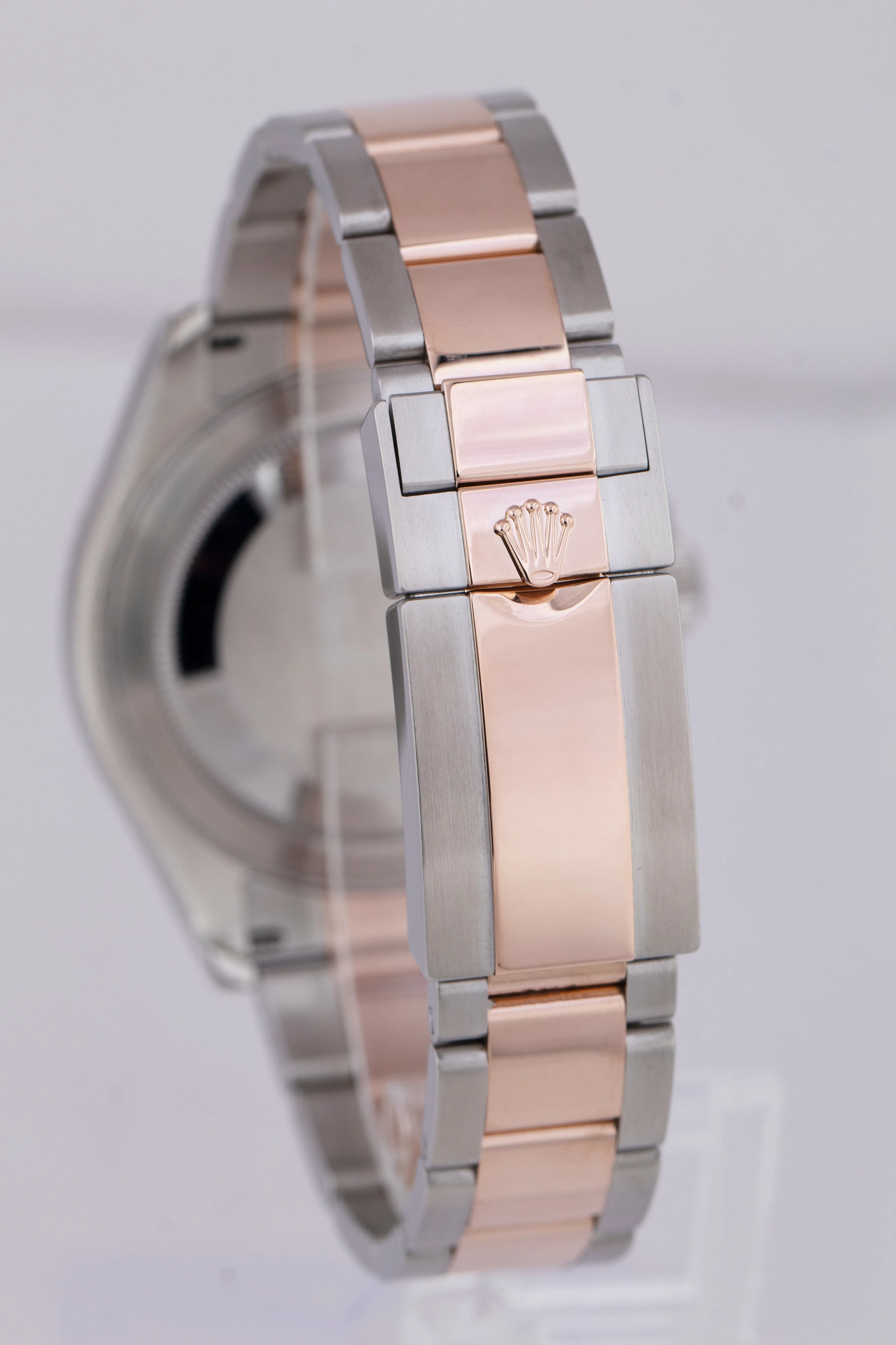 MINT Rolex Yacht-Master 40mm 18K Rose Gold Stainless Chocolate Date Watch 116621