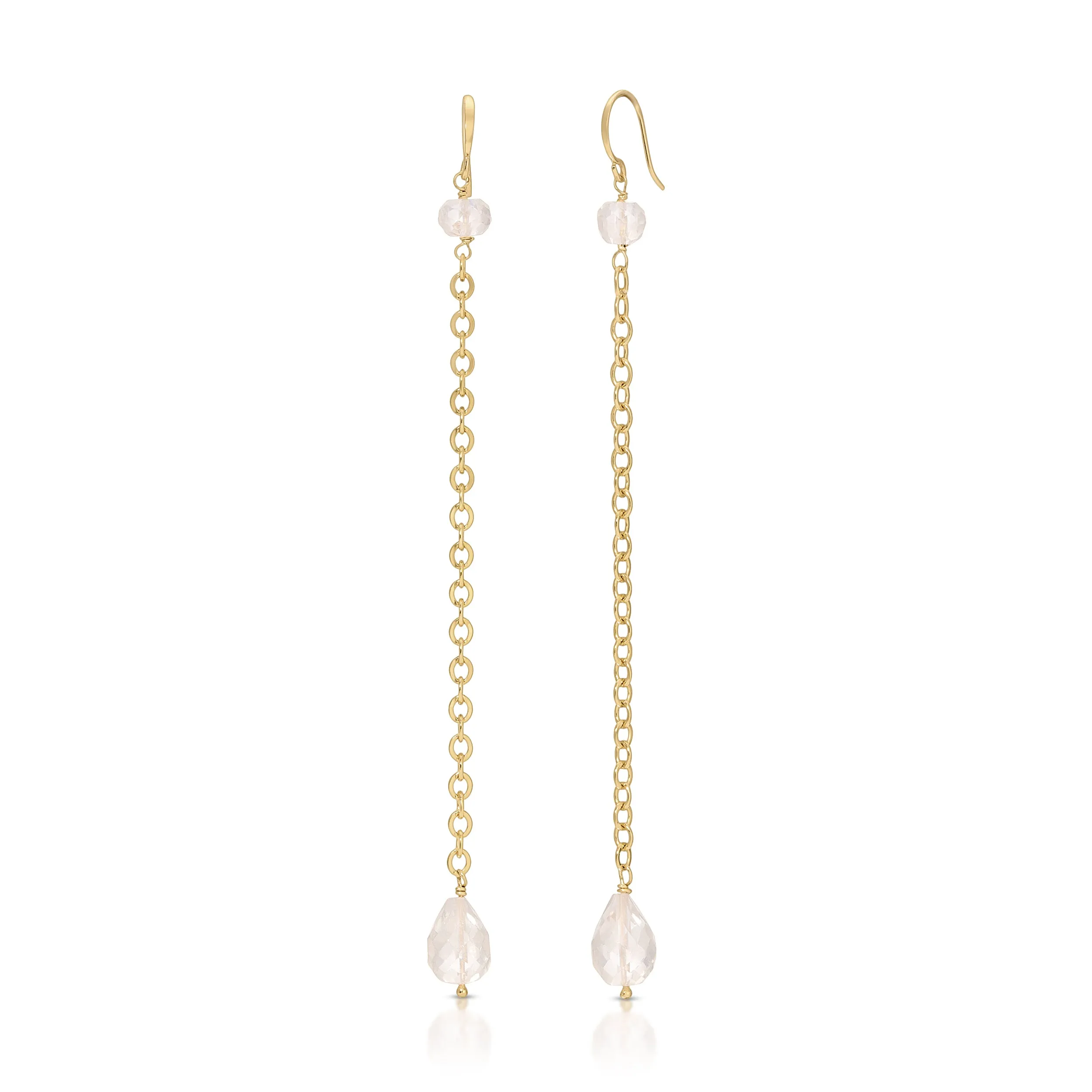 Mixed Up Linear Drop Earrings