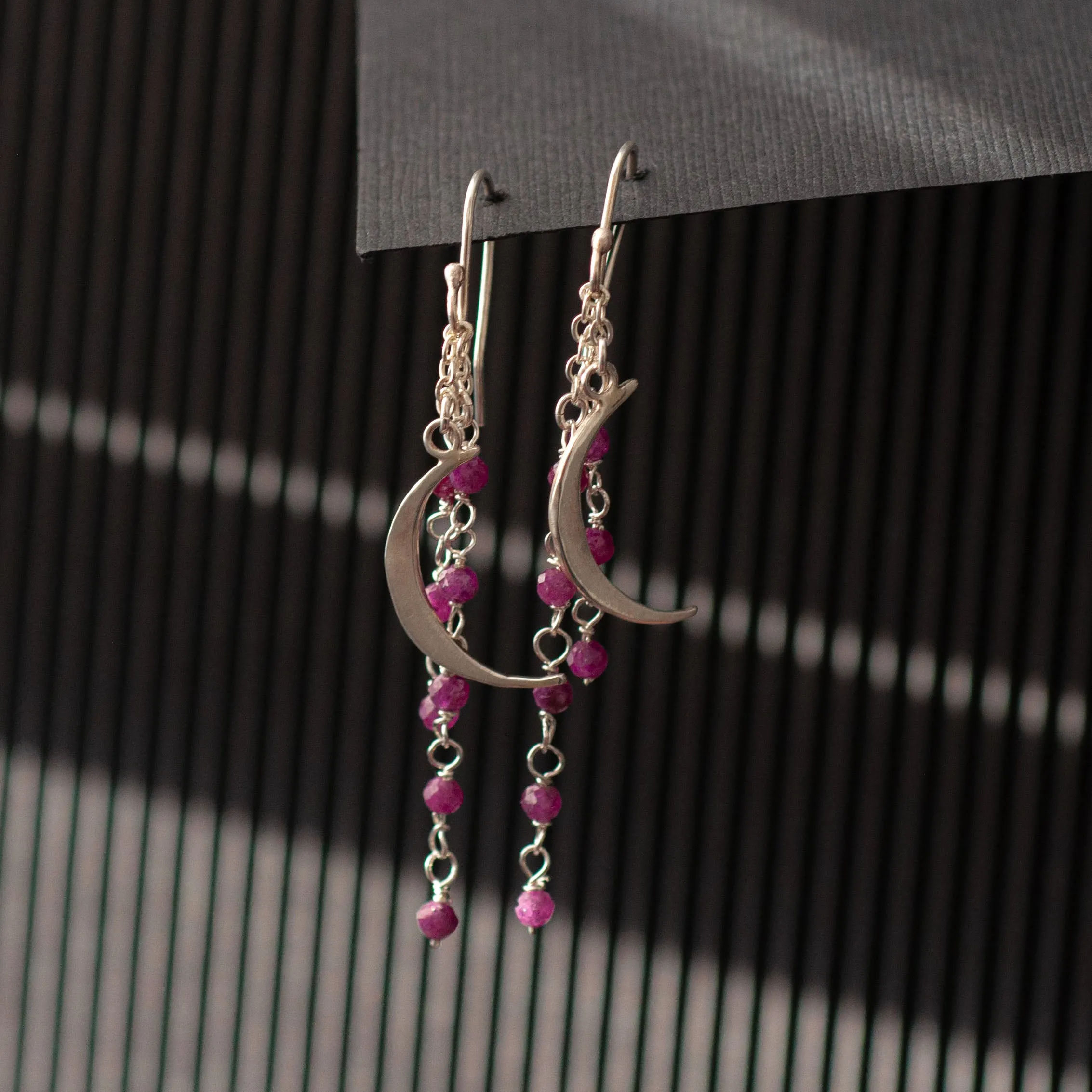 Moon Beam Earrings - SAMPLE