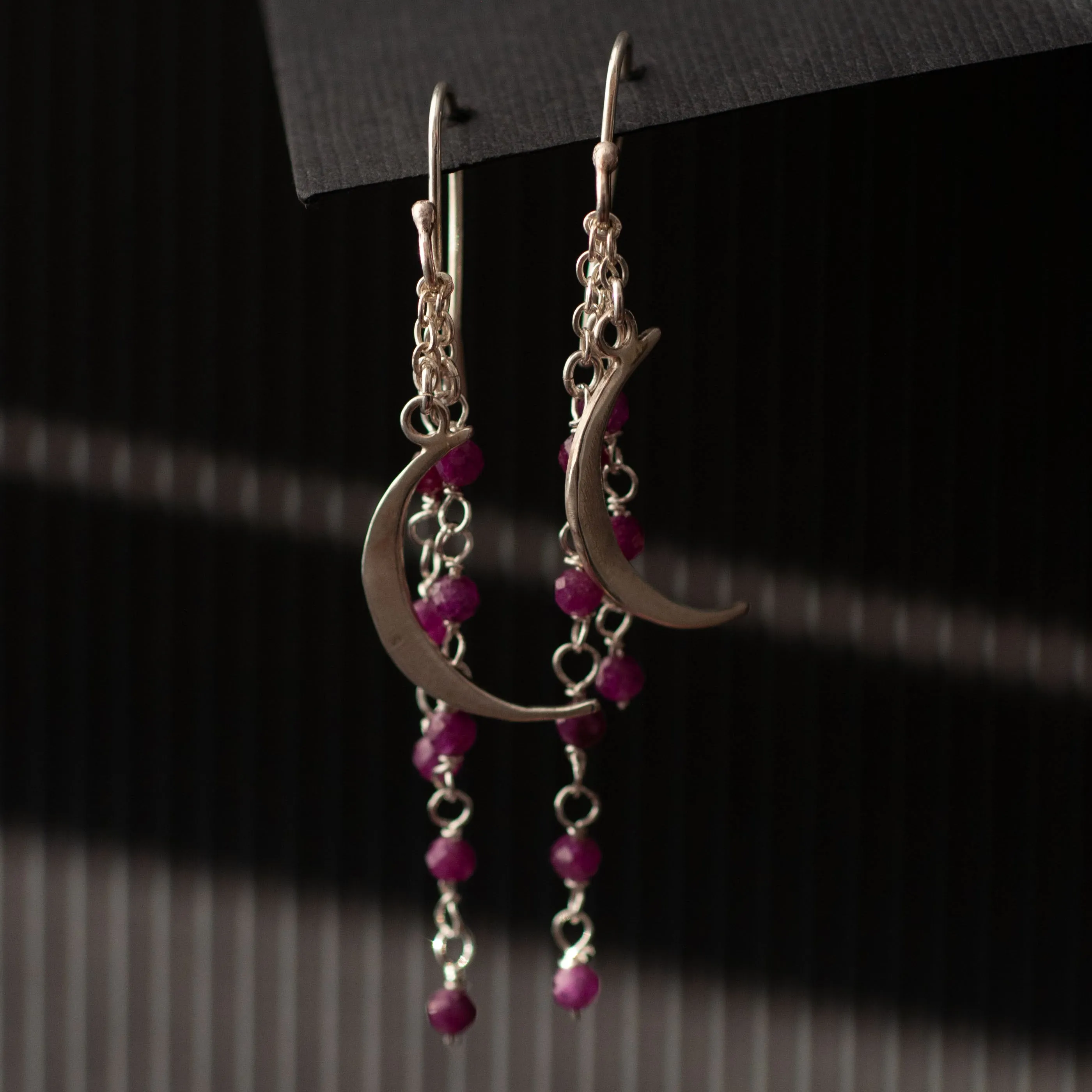 Moon Beam Earrings - SAMPLE