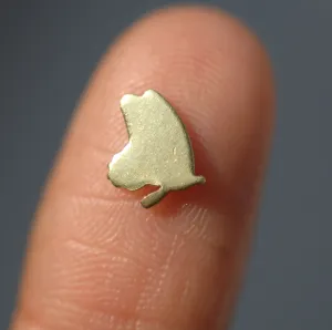 Most Tiny Metal Landing Butterfly Mini Blanks