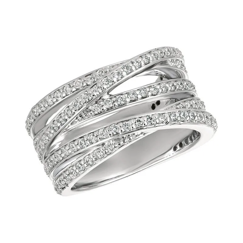 ‘MULTI-STRAND’ DIAMOND RING 14K GOLD (1.25 CTW)