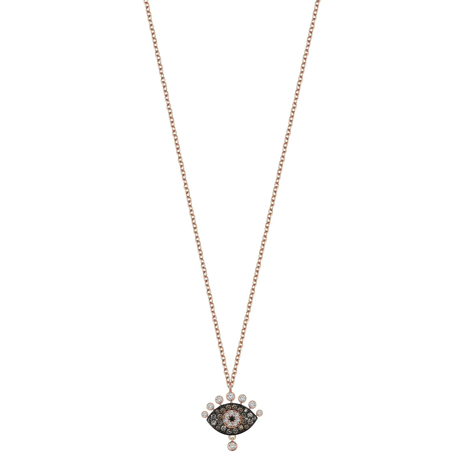 NAZAR FUTURA BROWN DIAMOND NECKLACE