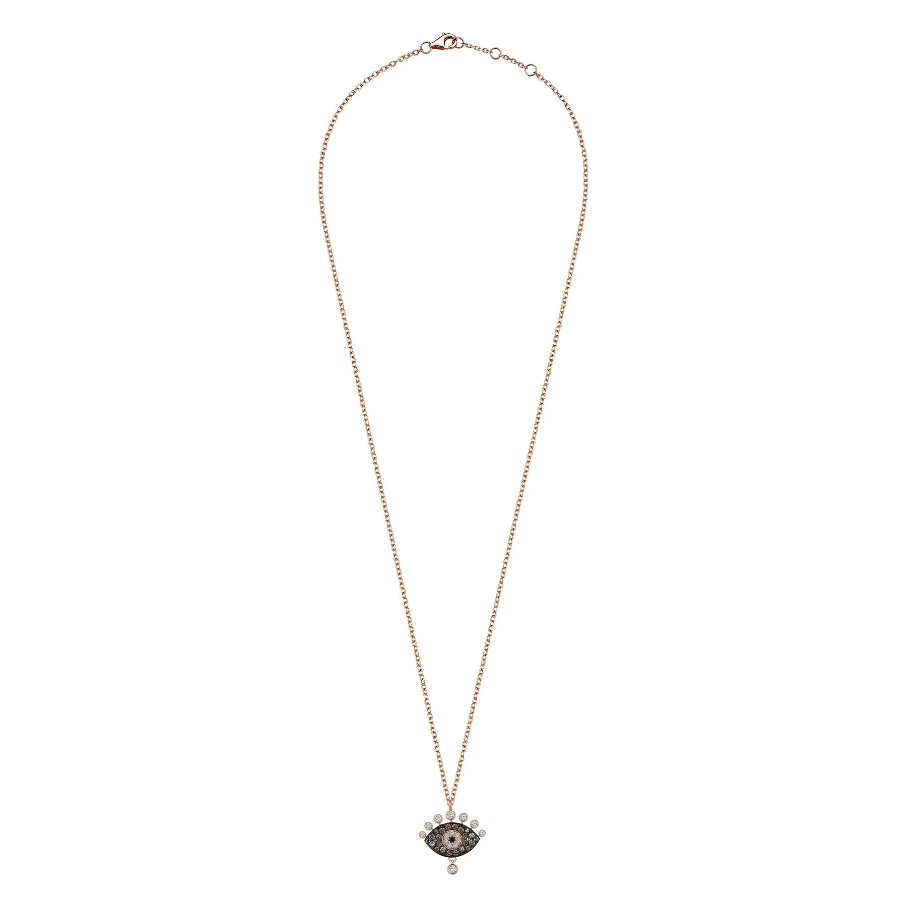 NAZAR FUTURA BROWN DIAMOND NECKLACE