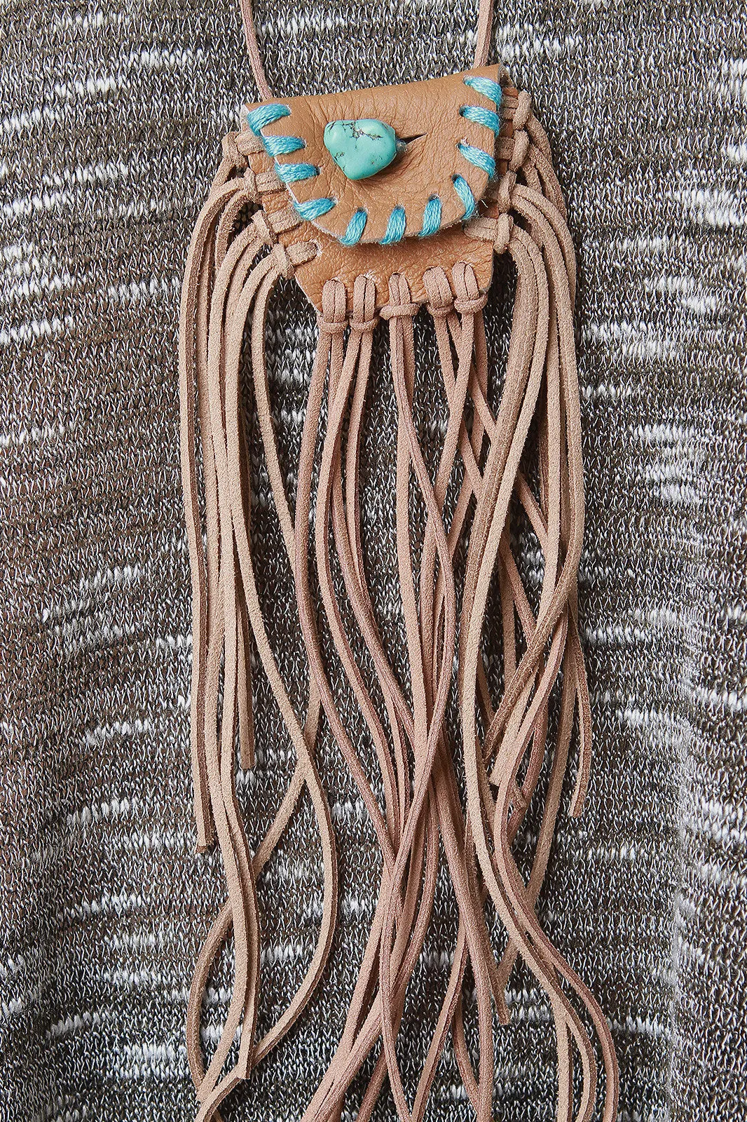 Necklace Pouch Efficient delivery Fringed Mini Super special