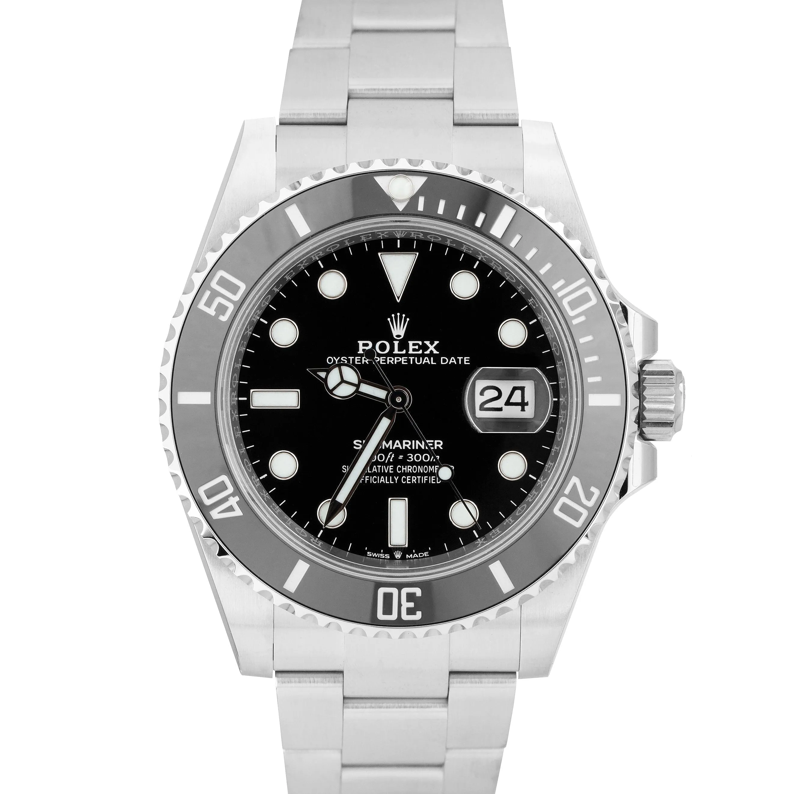 NEW DEC 2022 Rolex Submariner 41mm Date Steel Black Ceramic Watch 126610 LN B P