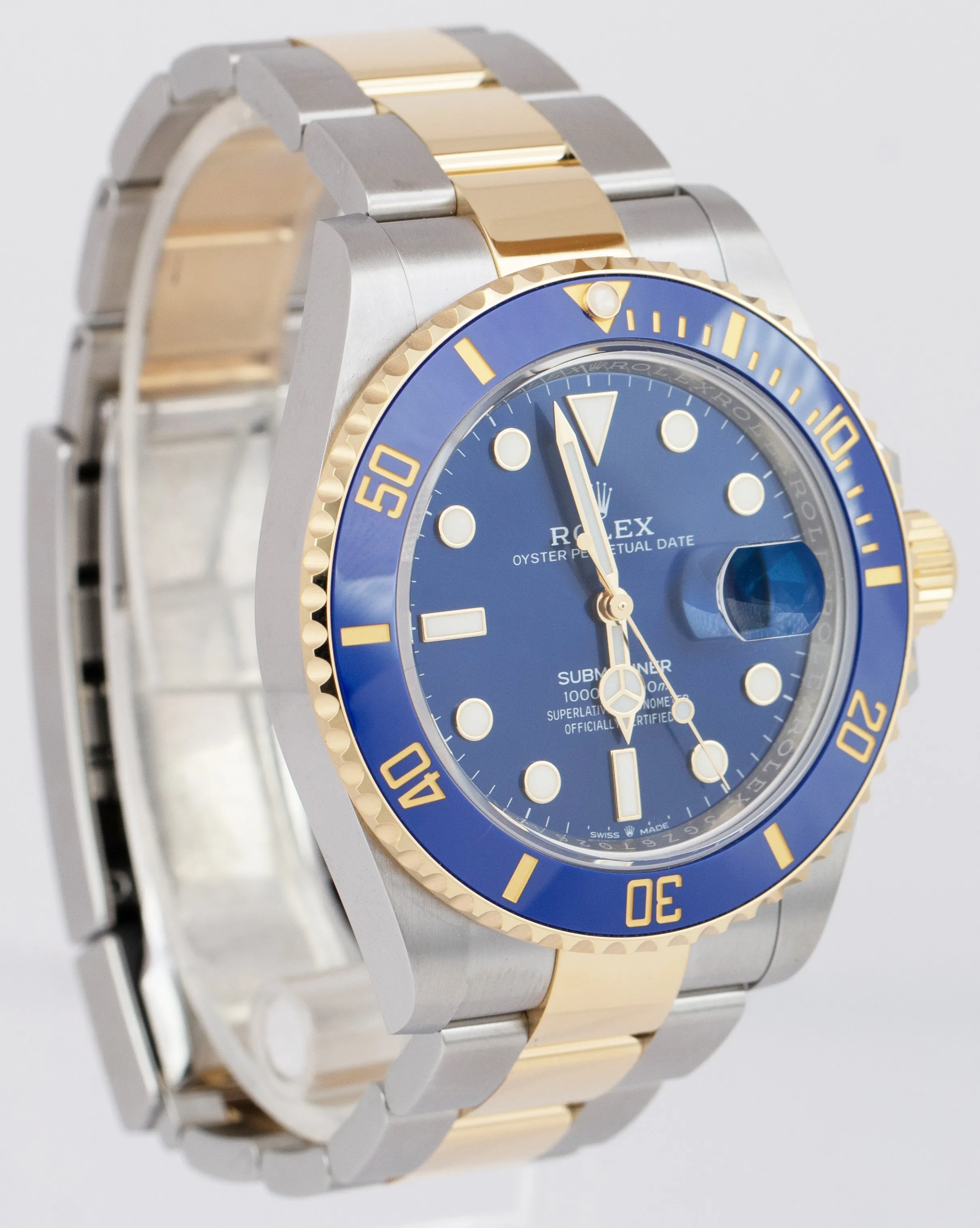 NEW MARCH 2023 PAPERS Rolex Submariner 41mm Two-Tone Yellow Gold 126613 LB B P