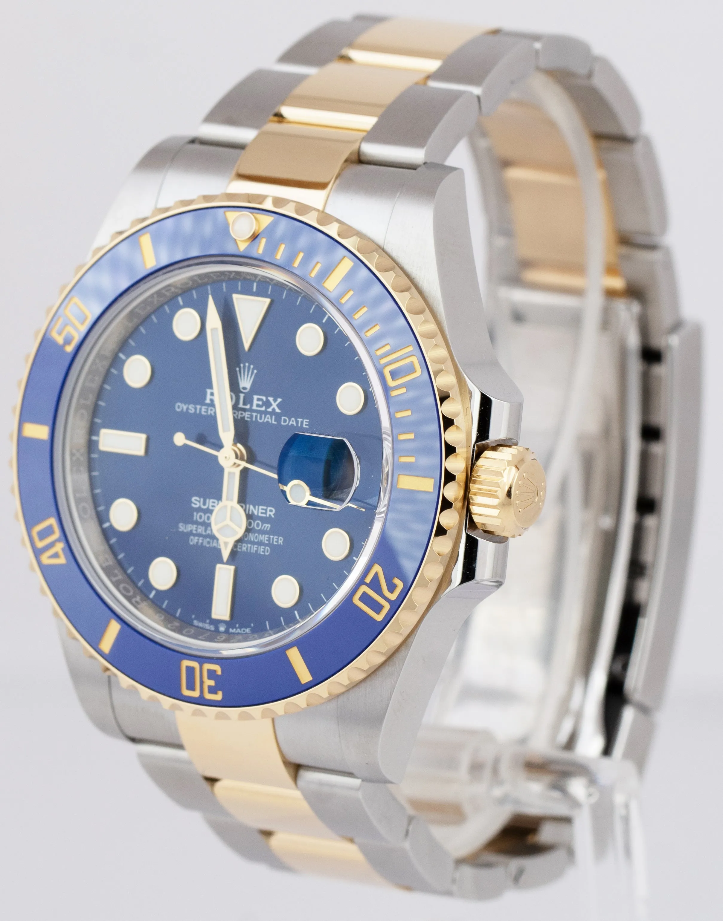 NEW MARCH 2023 PAPERS Rolex Submariner 41mm Two-Tone Yellow Gold 126613 LB B P
