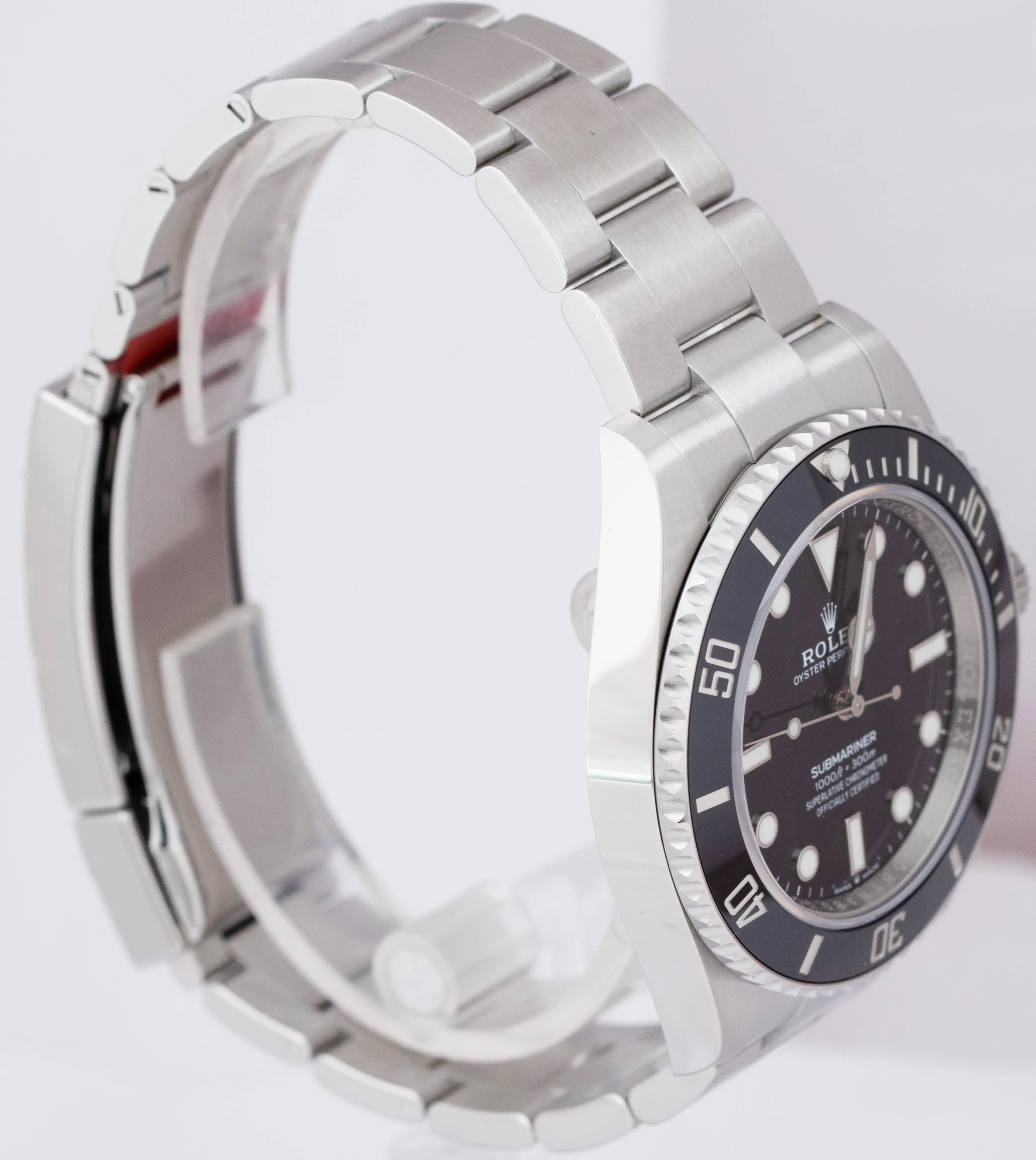 NEW MAY 2022 Rolex Submariner 41mm No-Date Black Ceramic Steel Watch 124060 LN