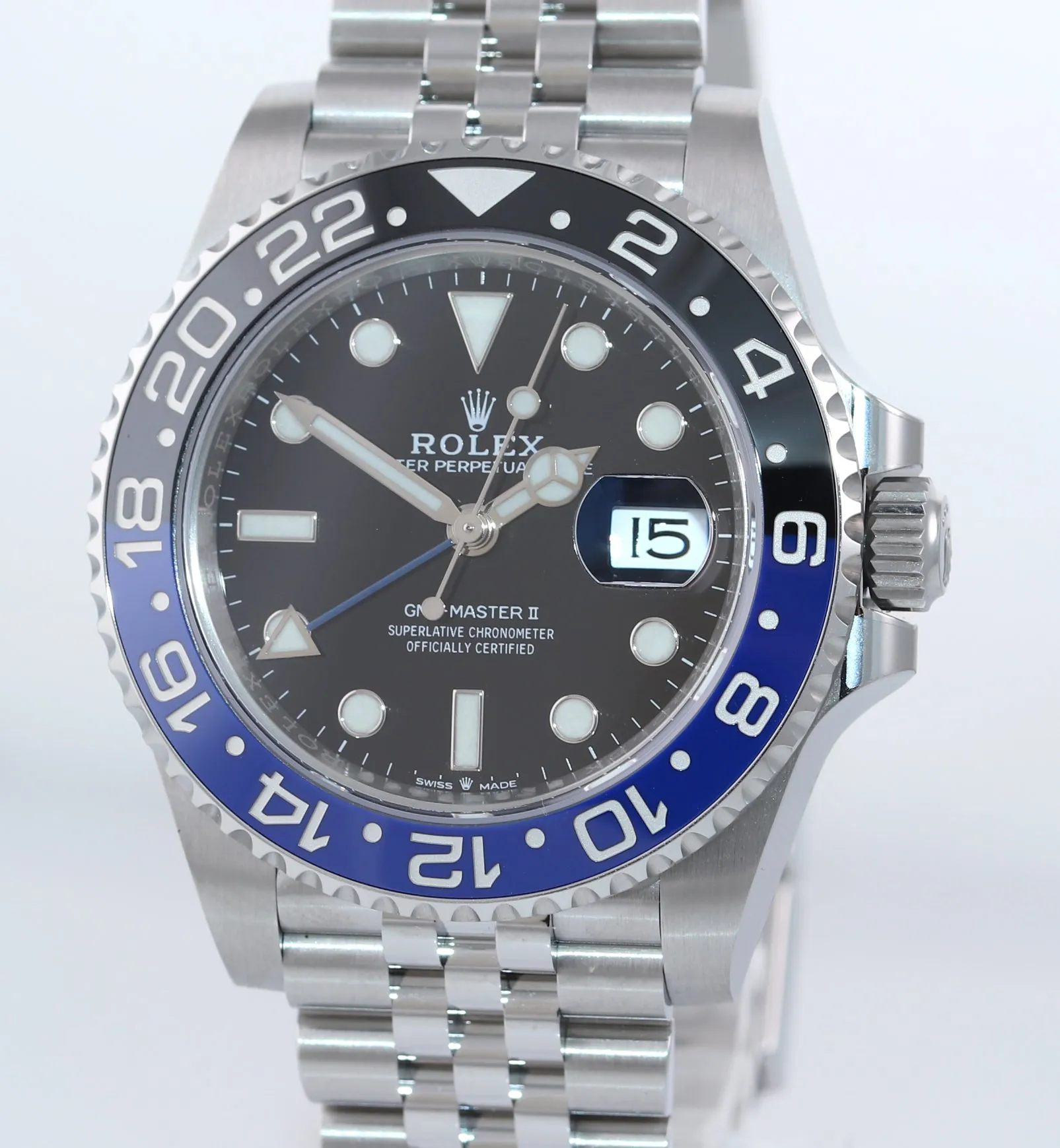 NEW OCTOBER 2020 Rolex GMT Master Batman Blue Jubilee Ceramic 126710 Watch Box