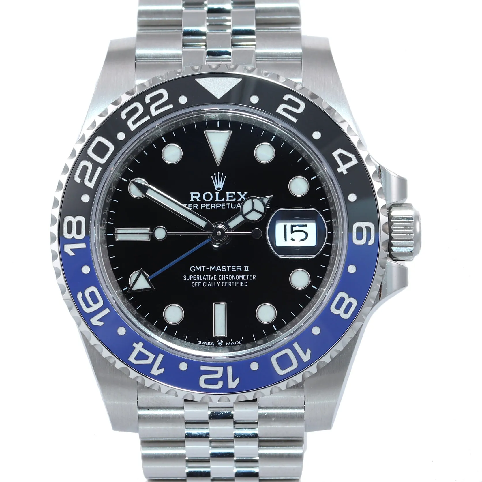 NEW OCTOBER 2020 Rolex GMT Master Batman Blue Jubilee Ceramic 126710 Watch Box