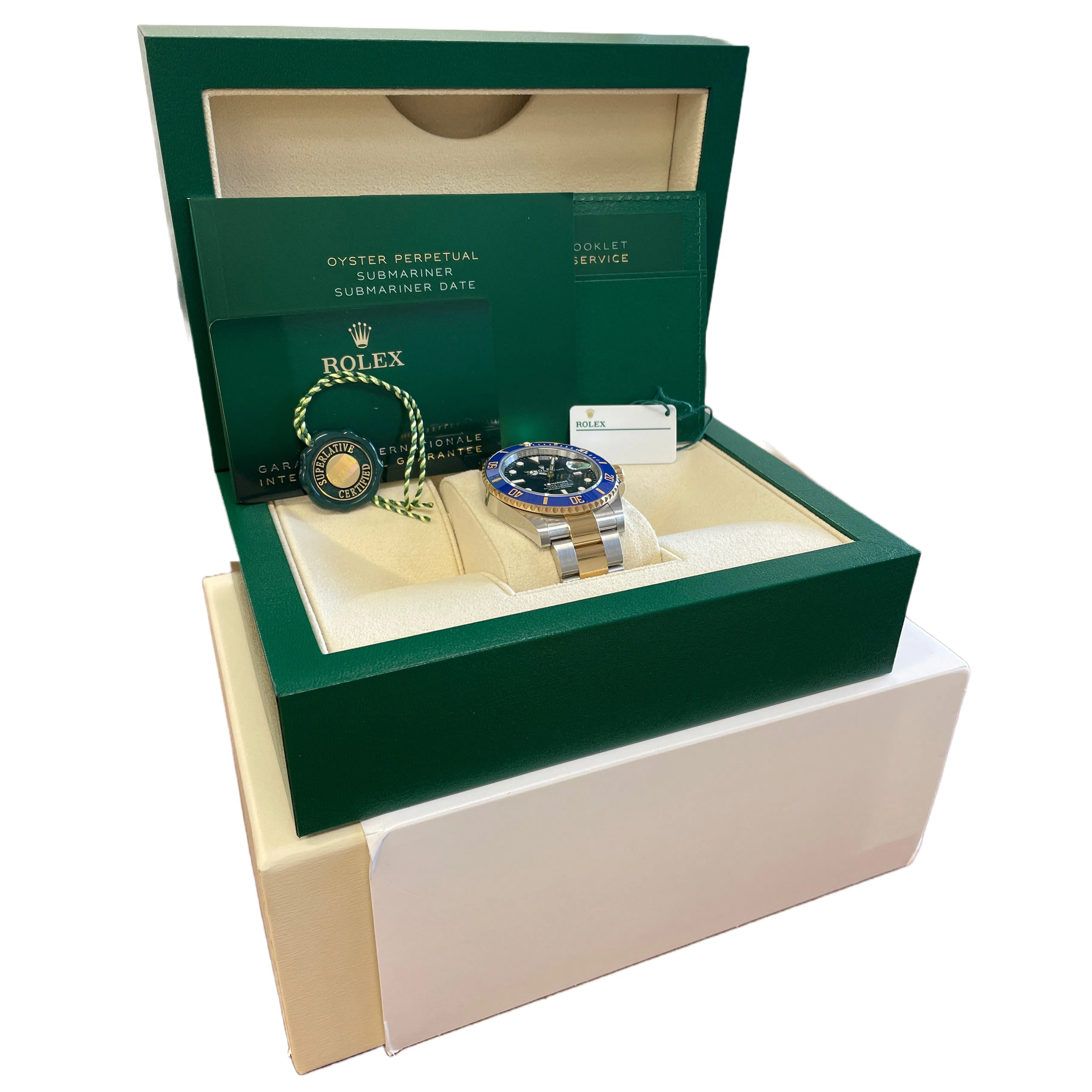 NEW SEPT 2023 PAPERS Rolex Submariner Date 41mm Ceramic 18K Gold 126613 LB B P