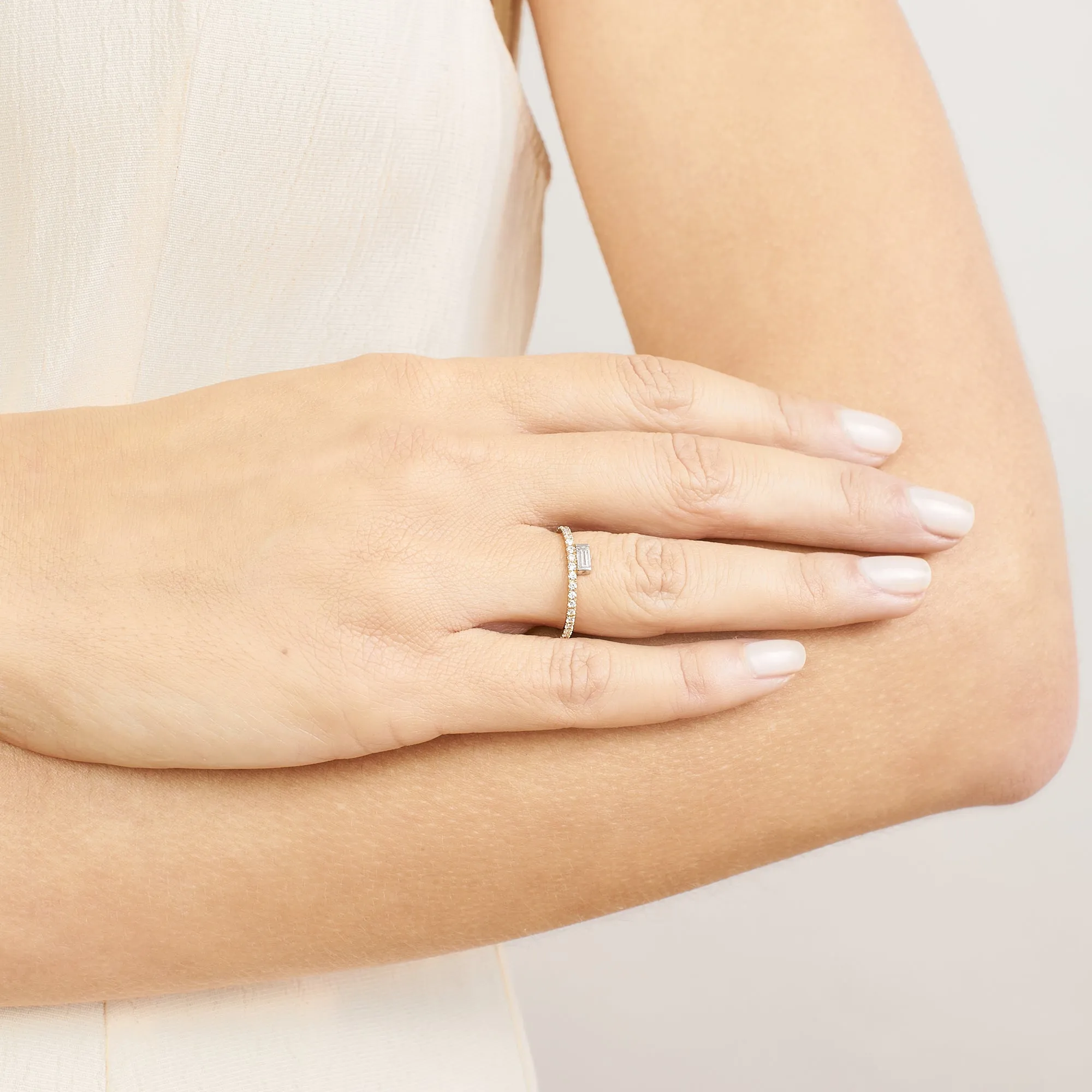 Nikita Ring - White Diamond