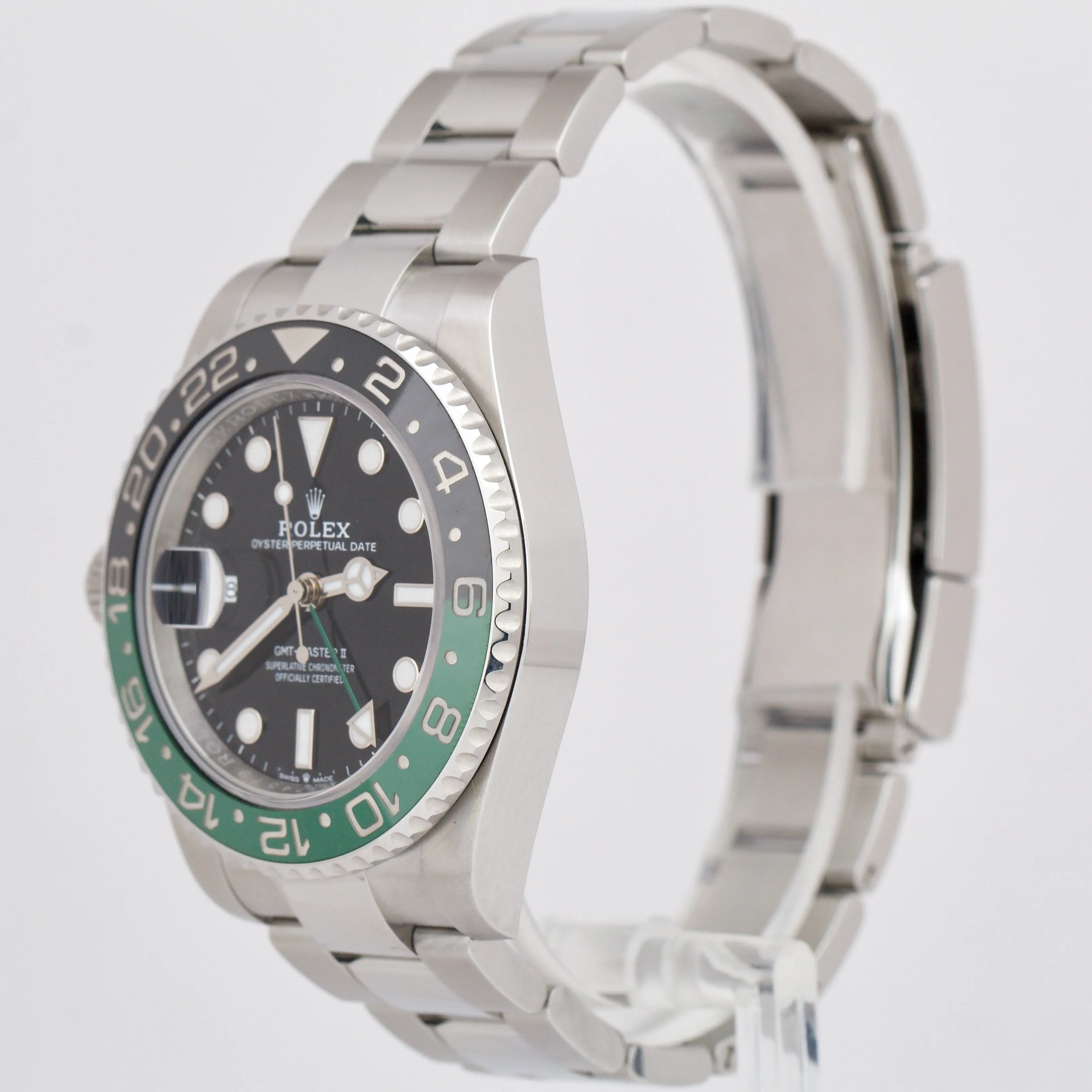 OCT 2022 Rolex GMT-Master II SPRITE GREEN 126720 VTNR Oyster CARD Date Watch B P