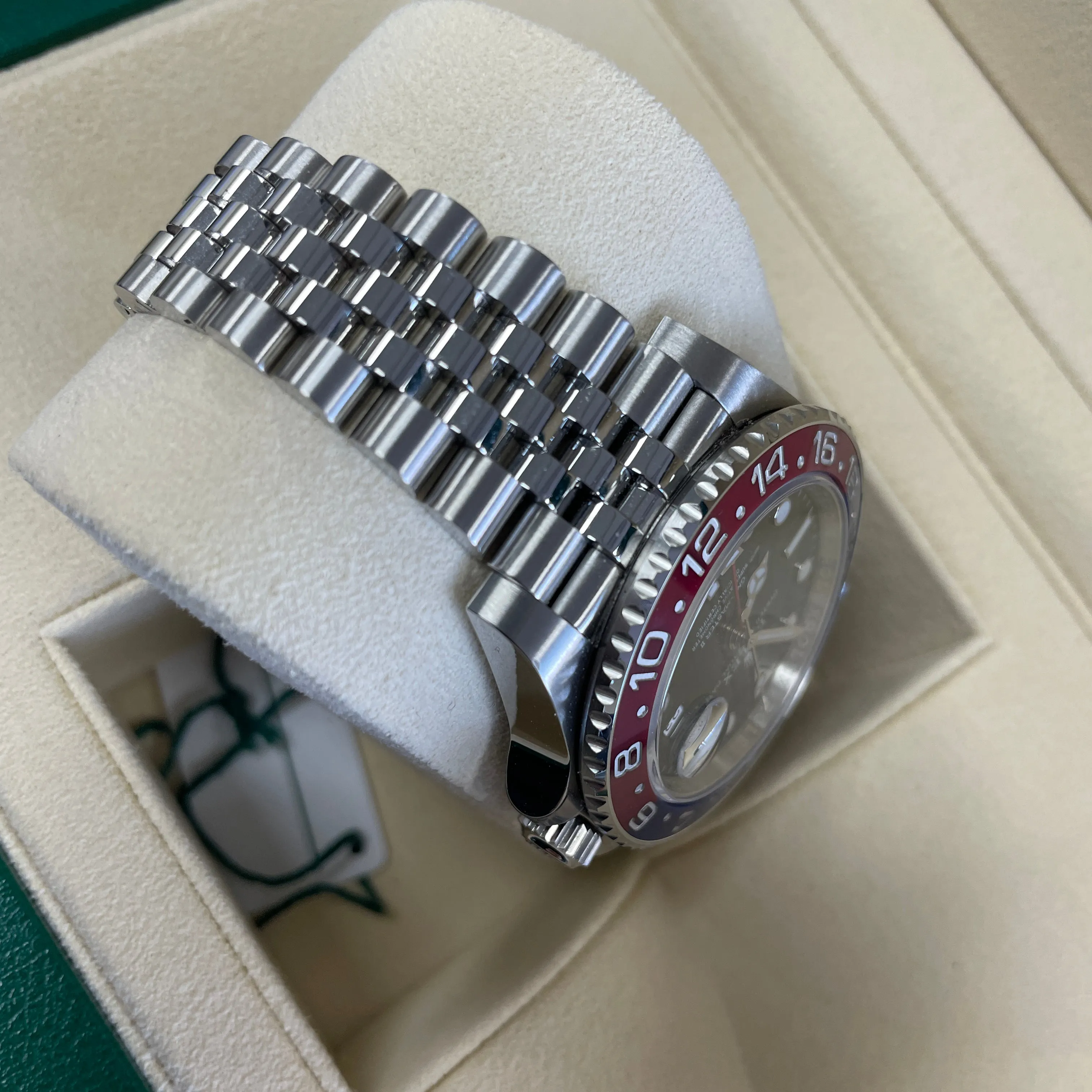 OCTOBER 2021 Rolex GMT-Master II PEPSI Red / Blue SS Ceramic 40mm 126710 BLRO