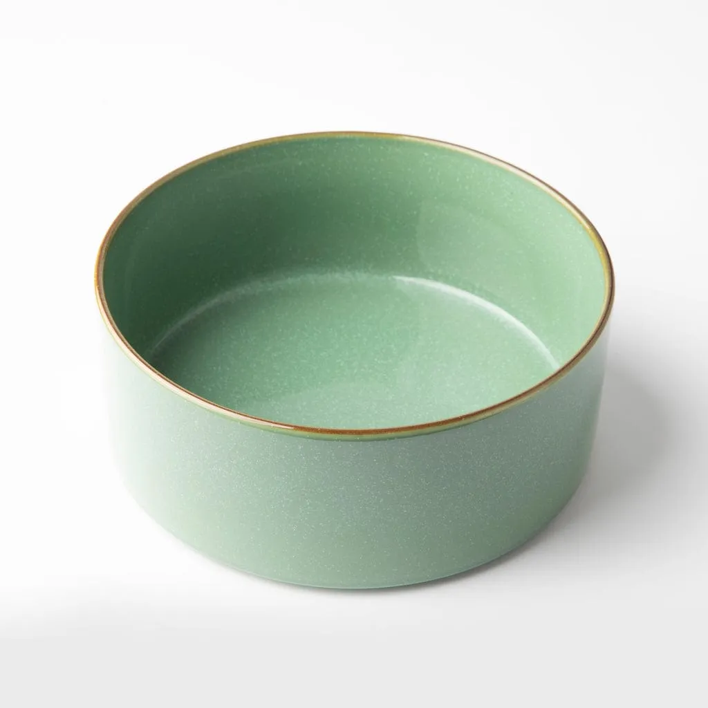 Omada Flat Stackable Salad Bowl Green OM-0000042