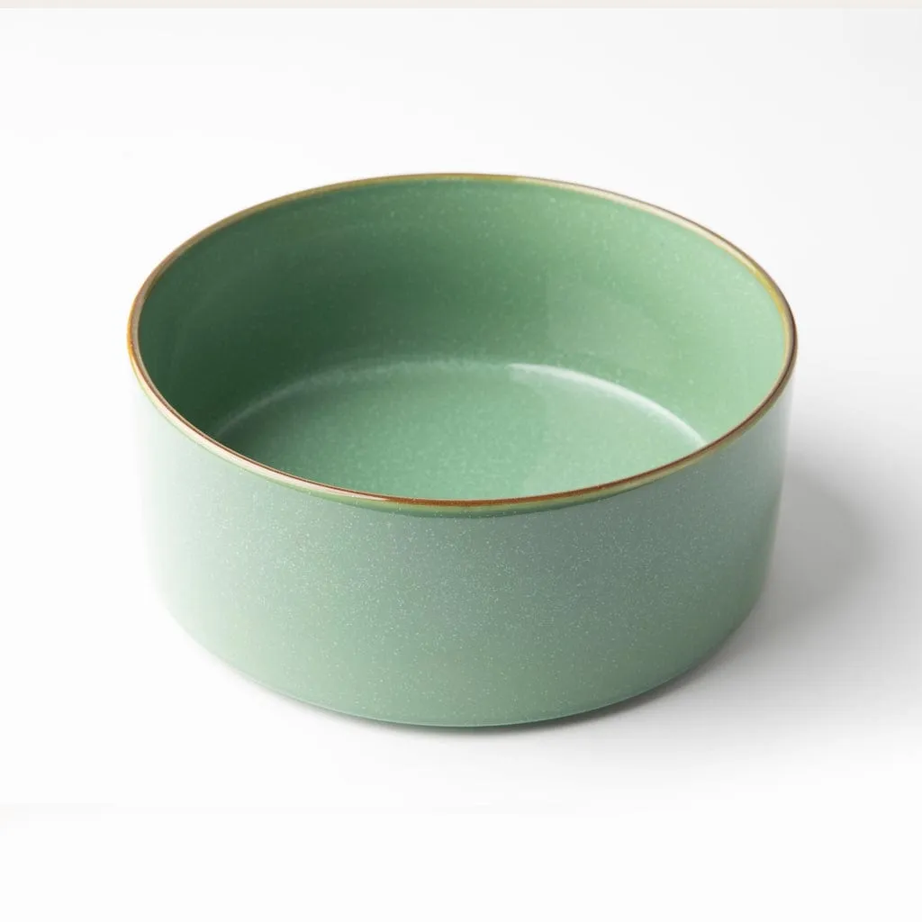 Omada Flat Stackable Salad Bowl Green OM-0000042