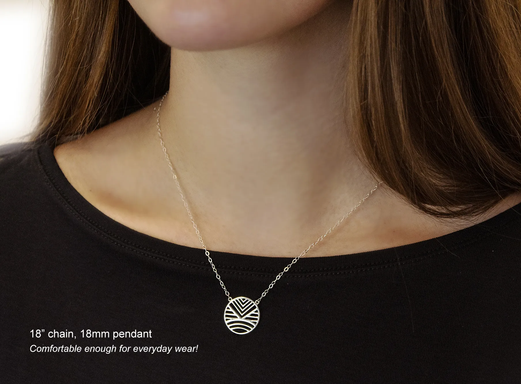 optimism 18mm necklace • happy birthday