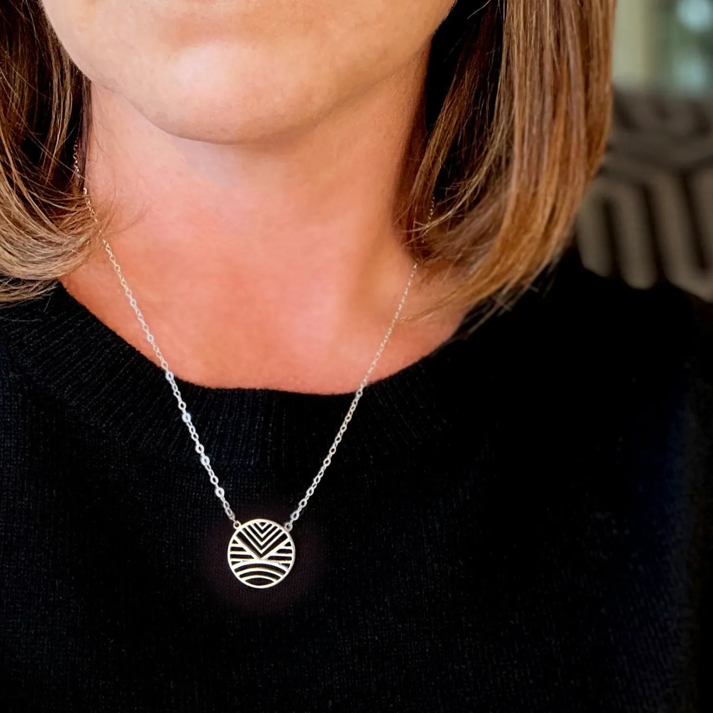 optimism 18mm necklace • hope & courage