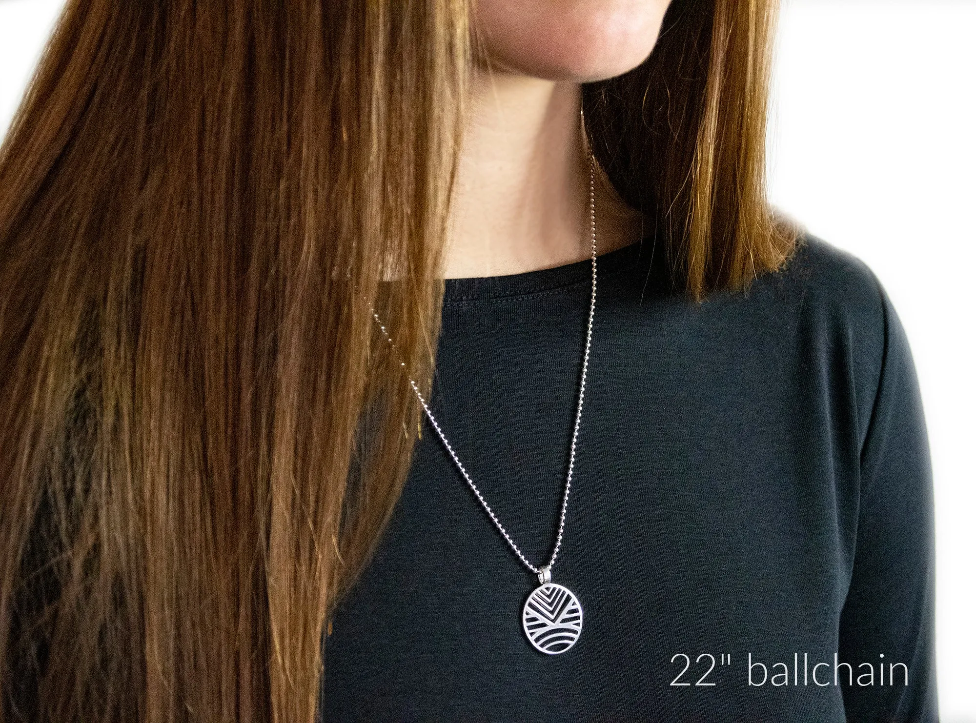 optimism 25mm necklace • hope & courage