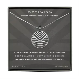 optimism 25mm necklace • hope & courage