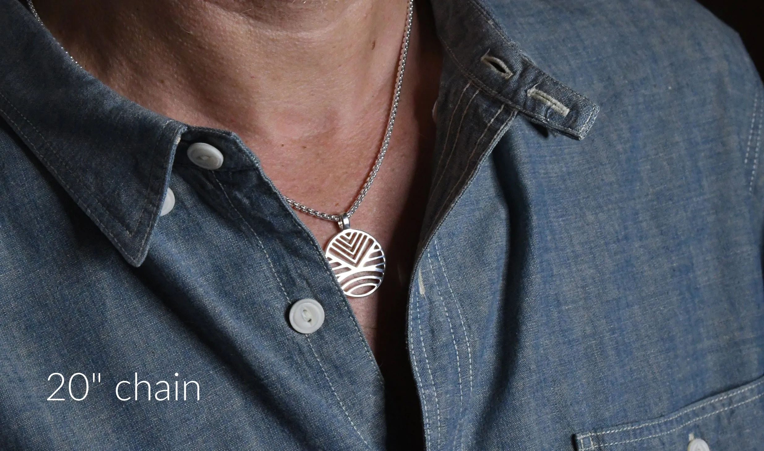 optimism 25mm necklace • power