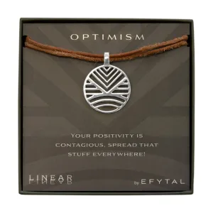 optimism 25mm necklace • spread positivity