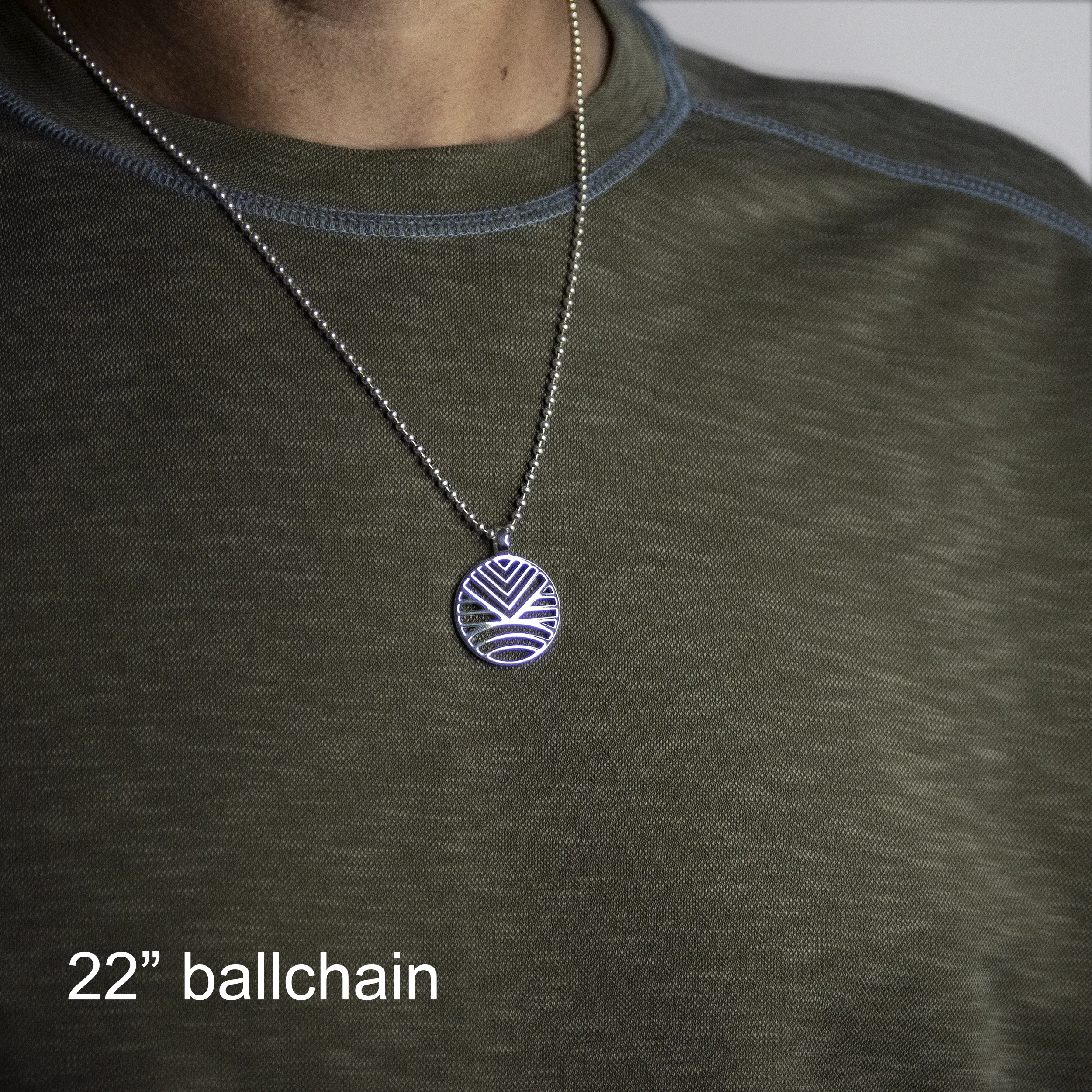 optimism 25mm necklace • thank you dad