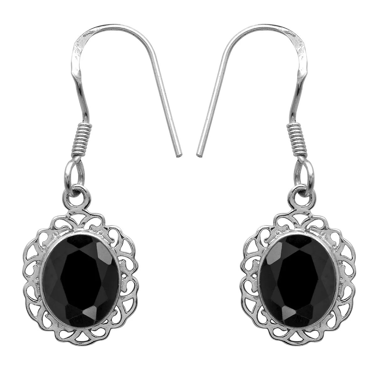 Oval 6X4 MM Multi Choice Gemstone 925 Sterling Silver Earring