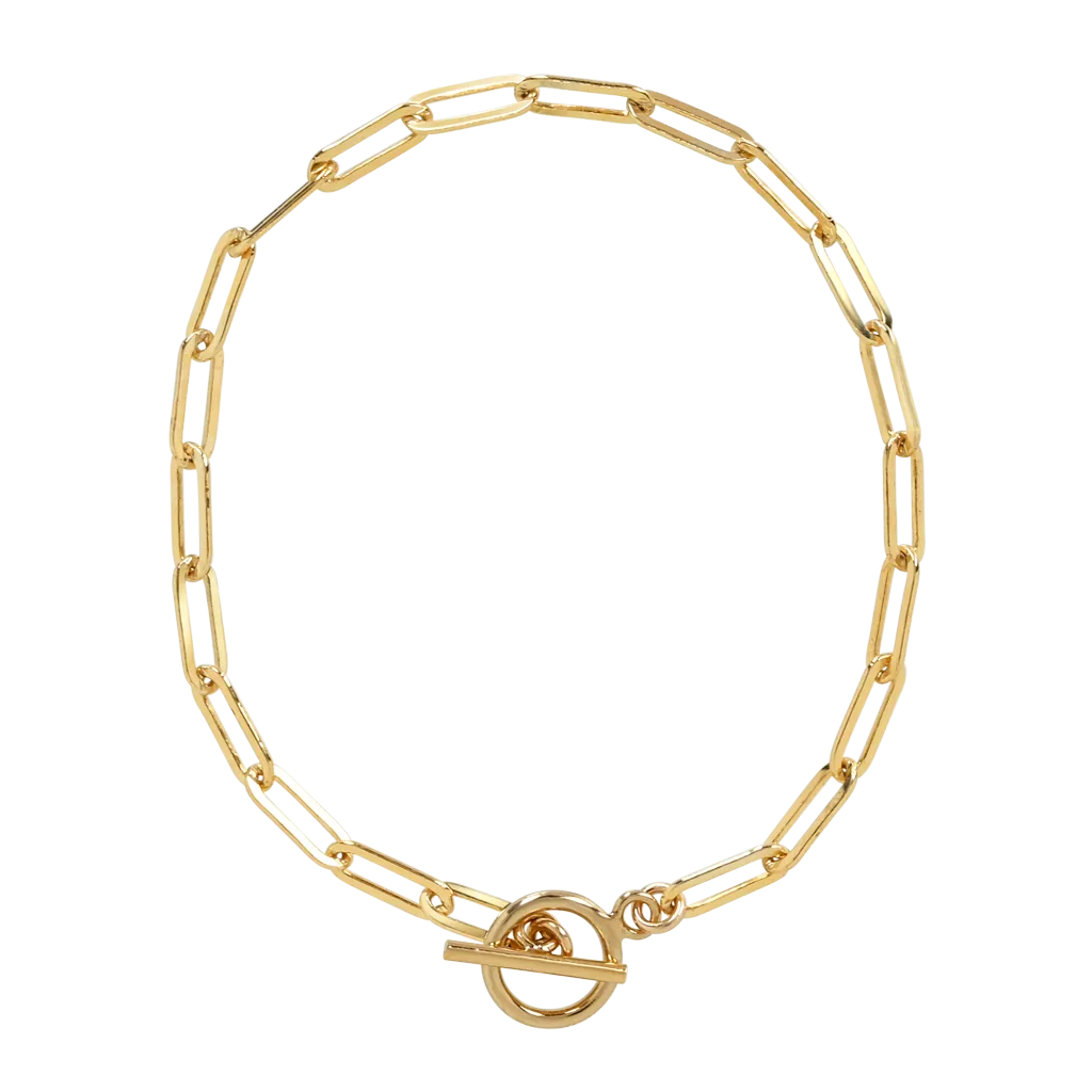 Oval Link Toggle Bracelet