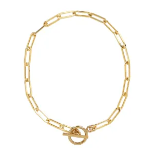 Oval Link Toggle Bracelet