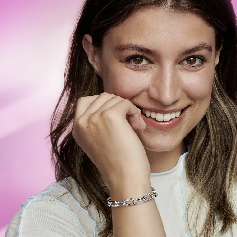 Pandora ME Styling Pavé Double Link