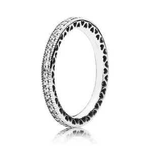 Pandora Sparkle and Hearts Ring