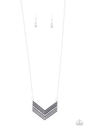 PAPARAZZI Armed and FABULOUS - White Necklace