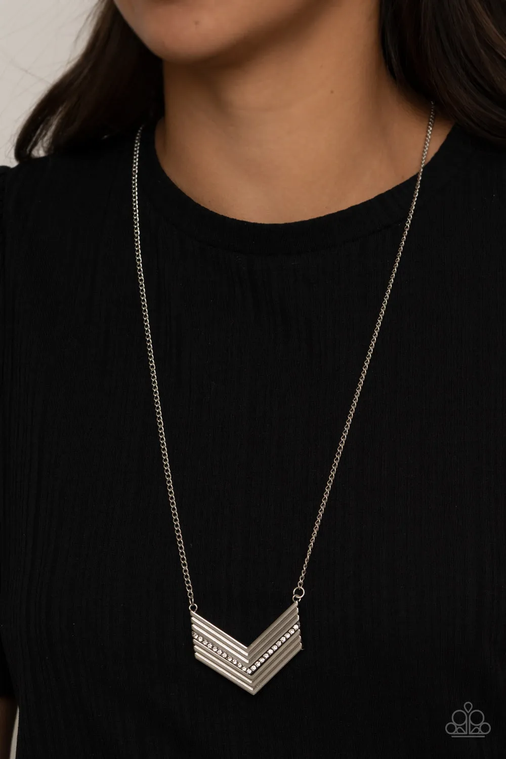 PAPARAZZI Armed and FABULOUS - White Necklace