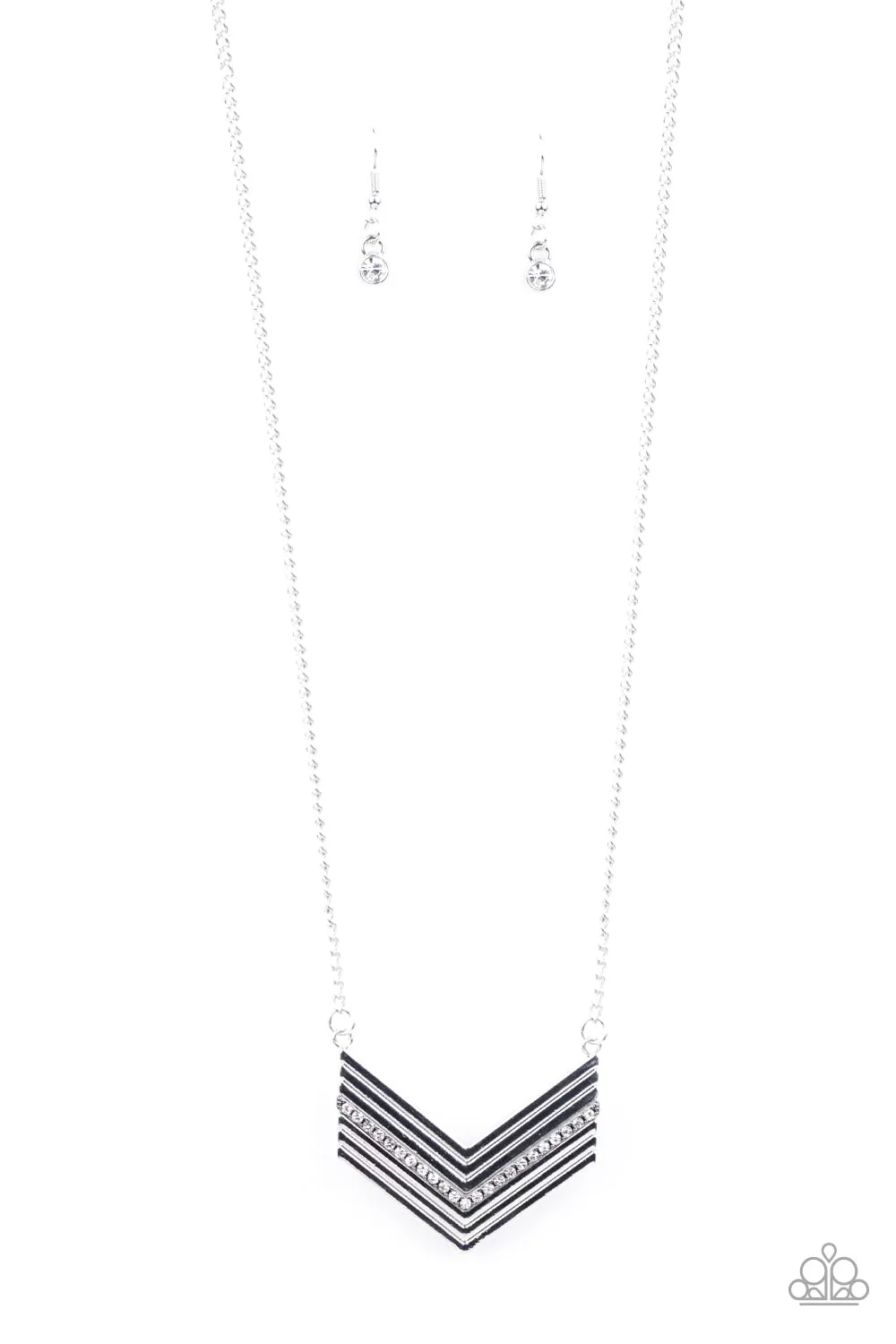 PAPARAZZI Armed and FABULOUS - White Necklace