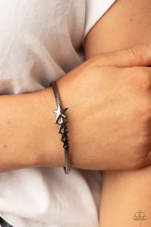 Paparazzi Astrological A-Lister - Black Bangle Bracelets