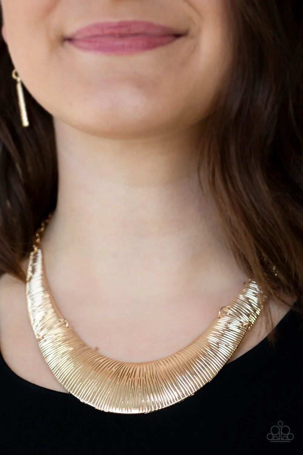 Paparazzi - Feast or Famine - Gold Necklace