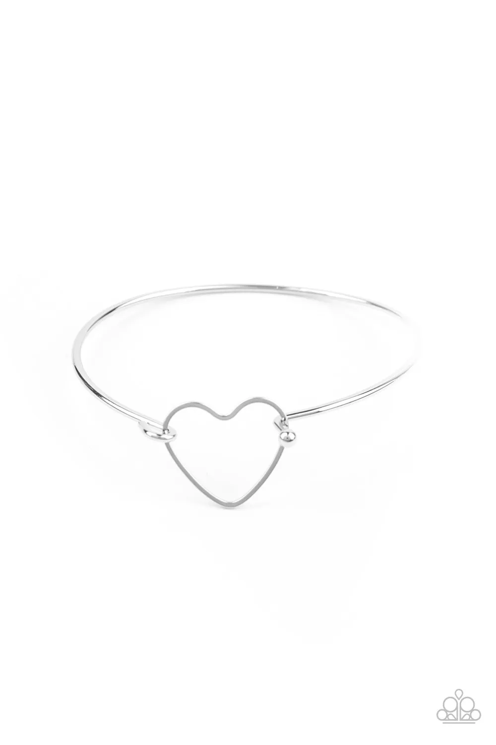 Paparazzi Make Yourself HEART - Silver Bracelet