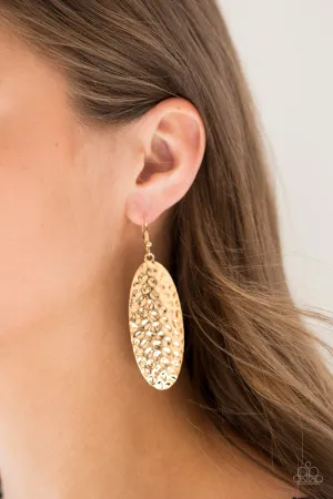 Paparazzi Radiantly Radiant Earrings Gold